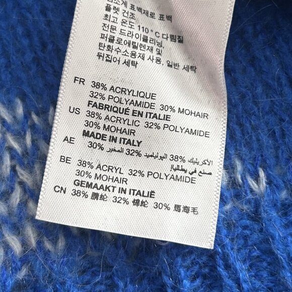 Sandro Sparks Wide Plaid Mohair Sweater ALT ASO Emily in Paris / Taylor Swift - Picture 11 of 14